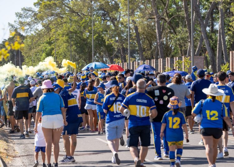 LOS NICOLEÑOS FUERON PROTAGONISTAS DE LA FIESTA DE BOCA EN EL ESTADIO SAN NICOLÁS
