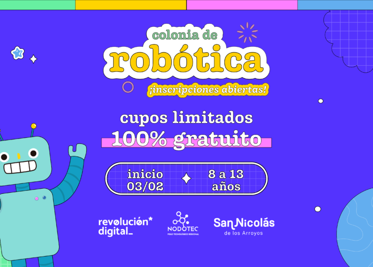 ABIERTA LA INSCRIPCIÓN PARA LA COLONIA DE ROBÓTICA 2025