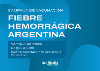 VACUNACIÓN CONTRA LA FIEBRE HEMORRÁGICA ARGENTINA EN Bº 7 DE SEPTIEMBRE