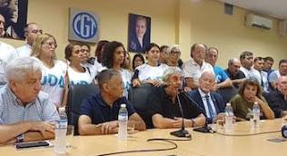 Otra vez los docentes juegan a la política a favor del Justicialismo y apoyo de la CGT.