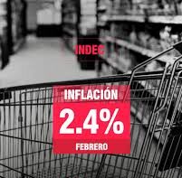 Inflación de febrero: una leve suba, pero con tendencia a la estabilidad
