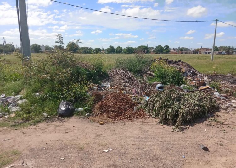 EL JUZGADO DE FALTAS SANCIONÓ A UN CONDUCTOR POR TIRAR ESCOMBROS EN LA VÍA PÚBLICA