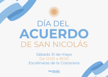 PEÑA FOLCLÓRICA EN EL DÍA DEL ACUERDO DE SAN NICOLÁS