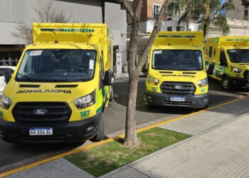 PASSAGLIA PRESENTÓ TRES NUEVAS AMBULANCIAS DE ALTA COMPLEJIDAD PARA SAN NICOLÁS