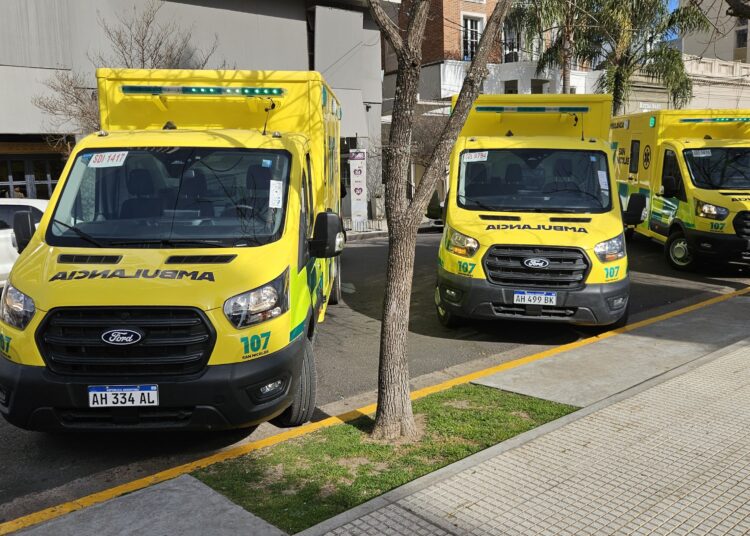PASSAGLIA PRESENTÓ TRES NUEVAS AMBULANCIAS DE ALTA COMPLEJIDAD PARA SAN NICOLÁS