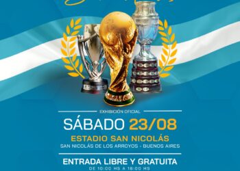 LA COPA DEL MUNDO LLEGA A SAN NICOLÁS