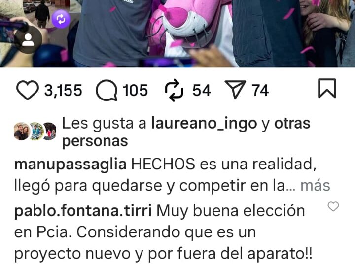 Elecciones en San Nicolás: Passaglia celebró una victoria histórica con más del 50% de los votos