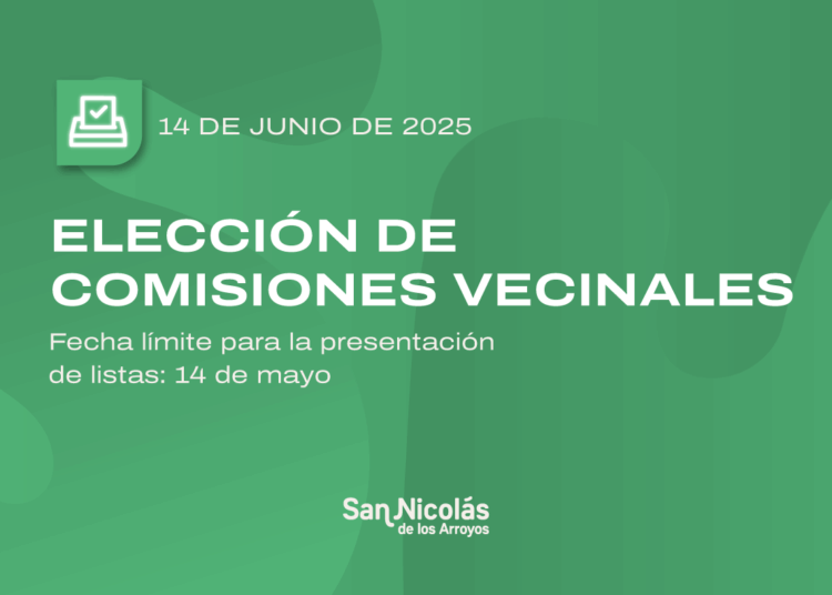 PRESENTACIÓN DE LISTAS PARA LA ELECCIÓN DE COMISIONES VECINALES